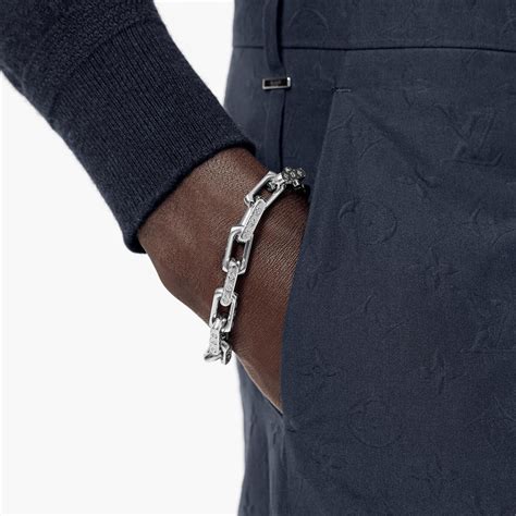 lv chain bracelet men|louis vuitton monogram chain bracelet.